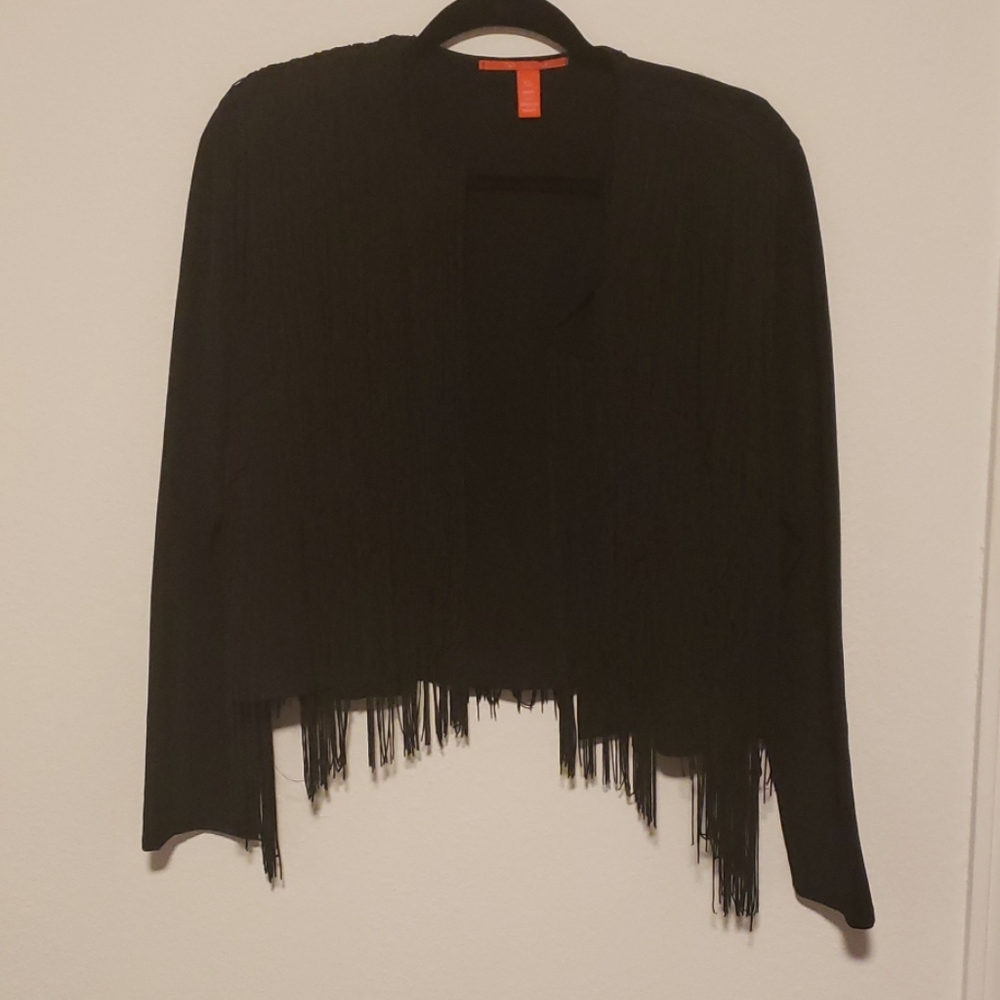 Rock and Roll 🤟 XL fringe cropped jacket